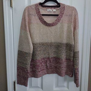 CATO - XL - Rose/Burgandy/cream